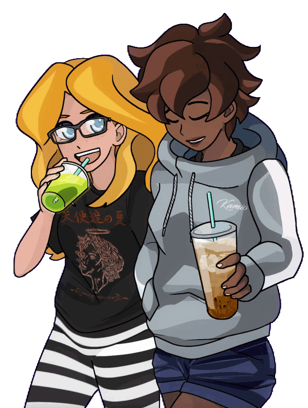 Violet and Hannah characters