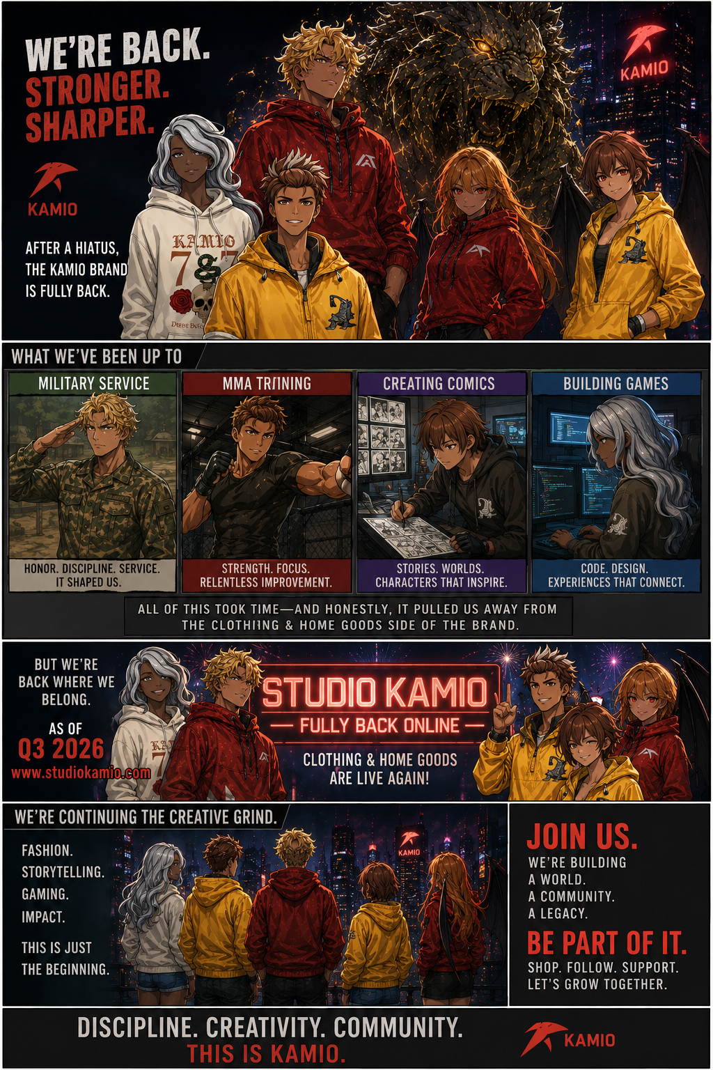 Studio Kamio · We're Back